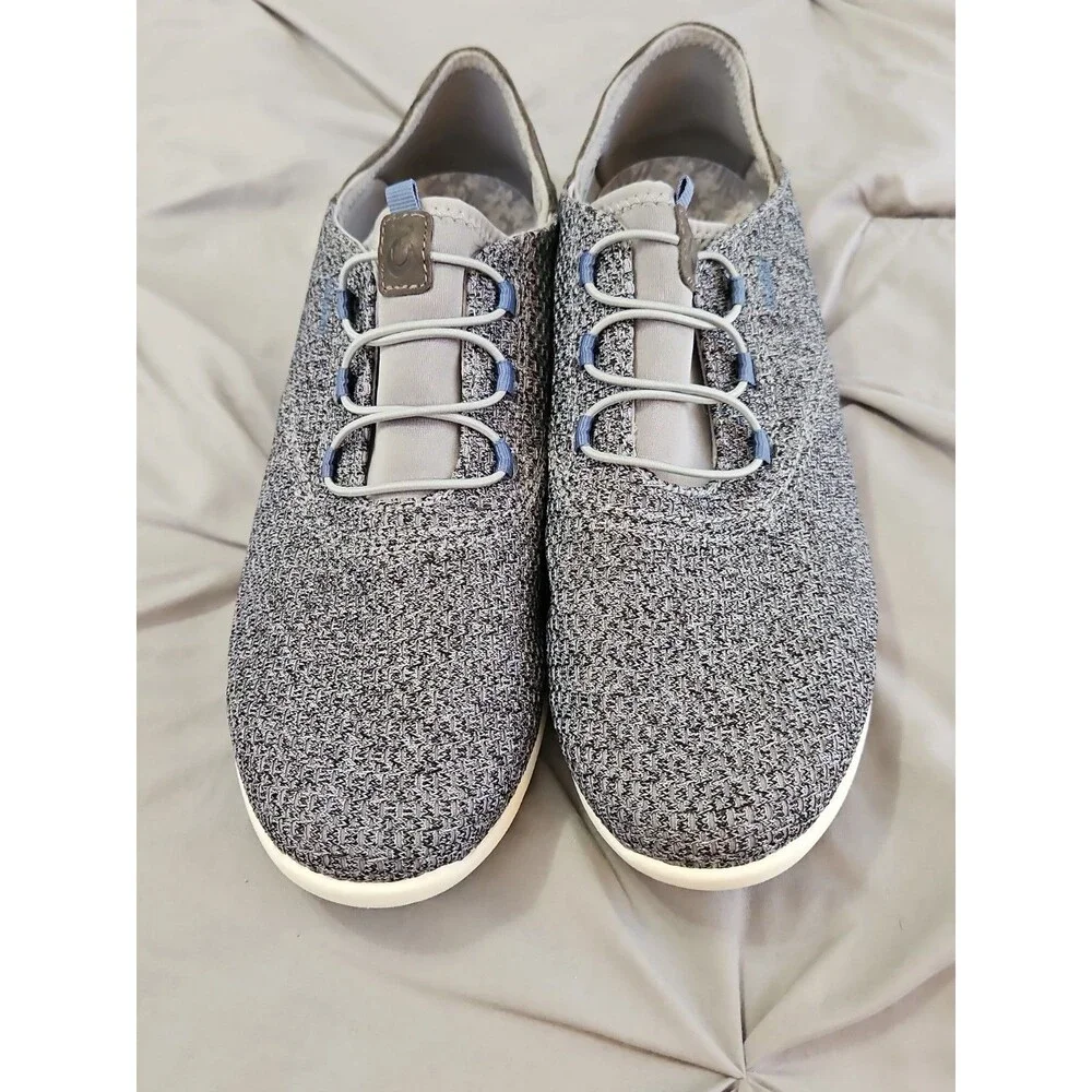 OluKai Alapa Li Men’s Size 12 Slip On Running Sneakers Charcoal Gray Mesh EUC